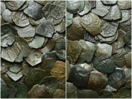 Circa 66 Late Byzantine Coins; Emire of Thessalonica; Latin Rulers of Constantinople etc