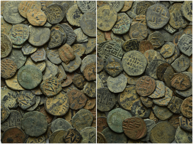 Circa 100 Byzantine Coins etc. 

Obv: .
Rev: .

. 

Condition: See pictur...