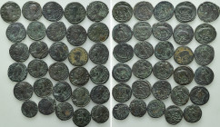 Circa 100 Commemorative Folles; URBS ROMA and CONSTANTINOPOLIS Types