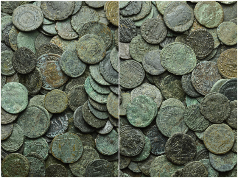 Circa 150 Roman Coins. 

Obv: .
Rev: .

. 

Condition: See picture.

We...