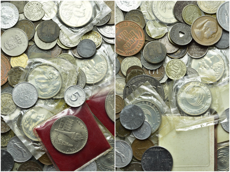 Circa 0,4 kg of World Coins. 

Obv: .
Rev: .

. 

Condition: See picture....