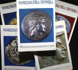 Νομισματικά Χρονικά (Numismatic Chronicles), 1972-. Λόττο αποτελούμενο από 5 τεύχη με αριθμούς 15, 16, 18, 20, 21 (1996-2002).

Additional postage and...