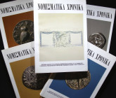 Νομισματικά Χρονικά (Numismatic Chronicles), 1972-. Λόττο αποτελούμενο από 5 τεύχη με αριθμούς 28, 29, 30, 31, 32 (2010-2014).

Additional postage and...
