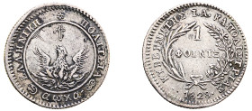 Greece. Governor I. Kapodistrias, 1828-1831. Phoenix, 1828, 4.36g (KM4; Divo 1; Chase 191).

The first modern Greek coin.

Good very fine.