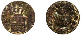 Greece, King Otto, 1832-1862. Lepton, 1839, First Type, Athens mint, 1.24g (KM13; Divo 29f).

Good with corrosion.