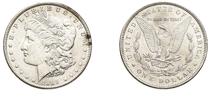 USA, Federal Republic, 1776-. “Morgan” Dollar, 1889, Philadelphia mint, 26.74g (...