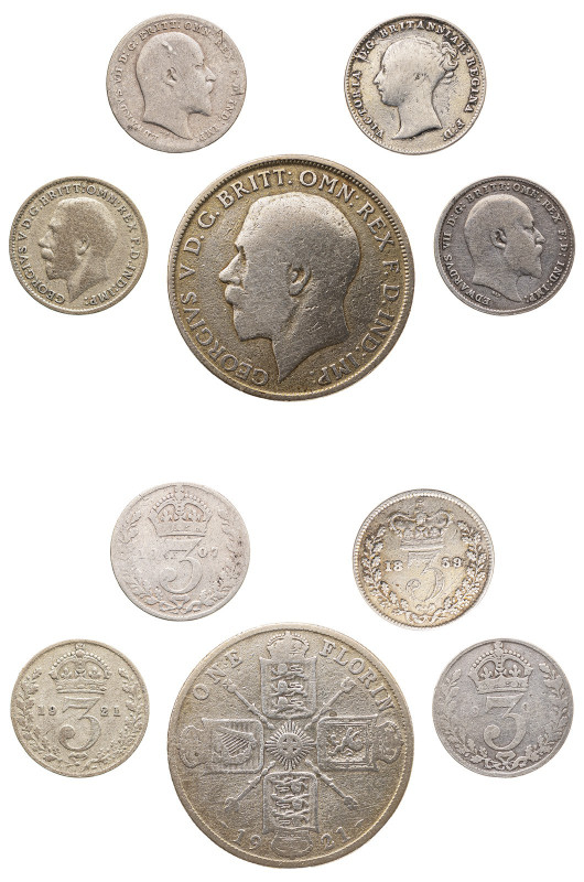 Great Britain, Victoria (1), 1837-1901, Edward VII (2), 1901-1910 and George V (...