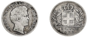 Greece, King Otto, 1832-1862. Drachma, 1832, First Type, Munich mint, 4.30g (KM15; Divo 12a).

Good fine.