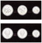 Greece, Third Republic, 1974-. AR Proof Set, 100, 250, 500 Drachmai, 1982, Pan-European Games (KM136, 138, 140).

In original box without certificates...