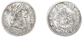 Hungary, Leopold I, 1657-1705. 15 Kreuzer, 1680 KB, Kremnitz mint, 6.07g (KM175).

Good very fine.

From an old German estate.