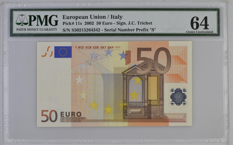 Italy, European Union
European Central Bank
50 Euro, 2002
S/N S50215264342
Print...