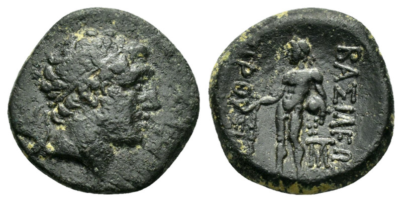 KINGS of BITHYNIA.Prusias II .( 182-149 BC).Ae.

Condition : Good very fine.

We...