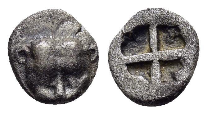 IONIA.(510-465 BC).Samos.Obol.

Condition : Good very fine.

Weight : 3.51 gr
Di...