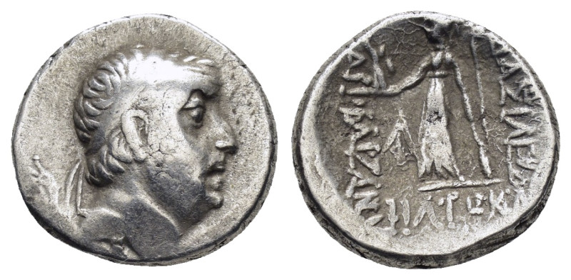 KINGS of CAPPADOCIA. Ariobarzanes I Philoromaios (96-63 BC).Eusebeia.Drachm.

Co...