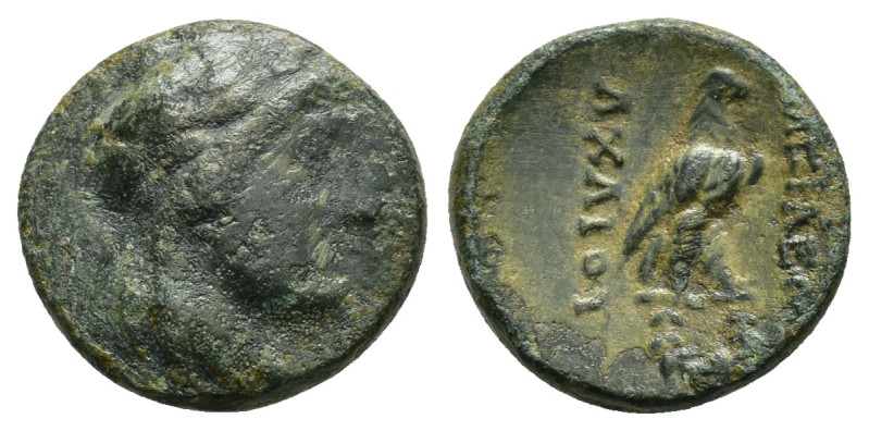 SELEUKID KINGS of SYRIA. Achaios (Usurper, 220-214 BC).Sardes.Ae.

Condition : G...