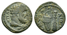 IONIA.Smyrna.Pseudo-autonomous.(2nd century).Ae.

Condition : Good very fine.

Weight : 2.58 gr
Diameter : 15 mm