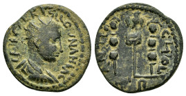 PISIDIA. Antioch. Volusian (251-253). Ae.

Condition : Good very fine.

Weight : 5.44 gr
Diameter : 22 mm