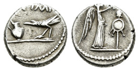 MARCUS ANTONIUS.(43-42). Gallia Transalpina and Cisalpina.Quinarius. 

Condition : Good very fine.

Weight : 1.86 gr
Diameter : 12 mm