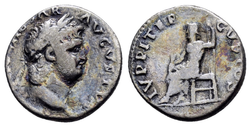 NERO (54-68). Denarius. Rome.

Obv : NERO CAESAR AVGVSTVS.
Laureate head right.
...