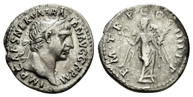TRAJAN (98-117). Rome.Denarius.

Condition : Good very fine.

Weight : 3.05 gr
D...