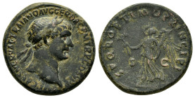 TRAJAN (98-117).Rome.Dupondius.

Condition : Good very fine.

Weight : 12.76 gr
Diameter : 27 mm