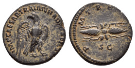 HADRIAN.(117-138).Rome.Quadrans.

Condition : Good very fine.

Weight : 2.90 gr
Diameter : 18 mm