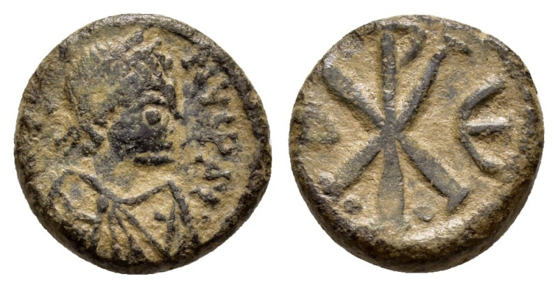 JUSTIN I.(518-527).Constantinople.Pentanummium.

Condition : Good very fine.

We...