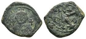 LEONTIUS (695-698). Half Follis. Constantinople.

Condition : Good very fine.

Weight : 4.22 gr
Diameter : 23 mm