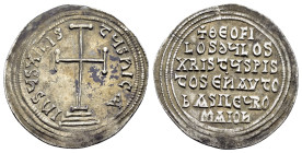 THEOPHILUS (829-842).Constantinople.Miliaresion.

Condition : Good very fine.

Weight : 3.30 gr
Diameter : 28 mm