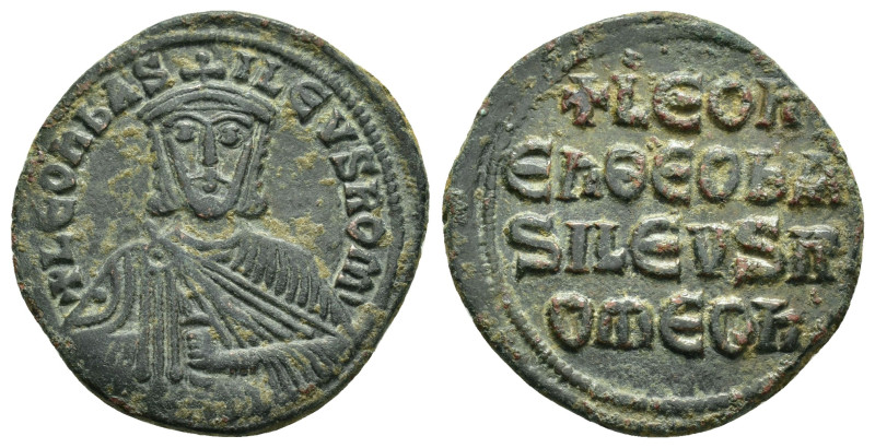 LEO VI.(886-912).Constantinople.Follis.

Condition : Good very fine.

Weight : 7...