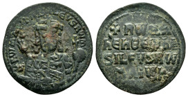 ROMANUS I.(920-944).Constantinople.Follis.

Condition : Good very fine.

Weight : 5.64 gr
Diameter : 27 mm