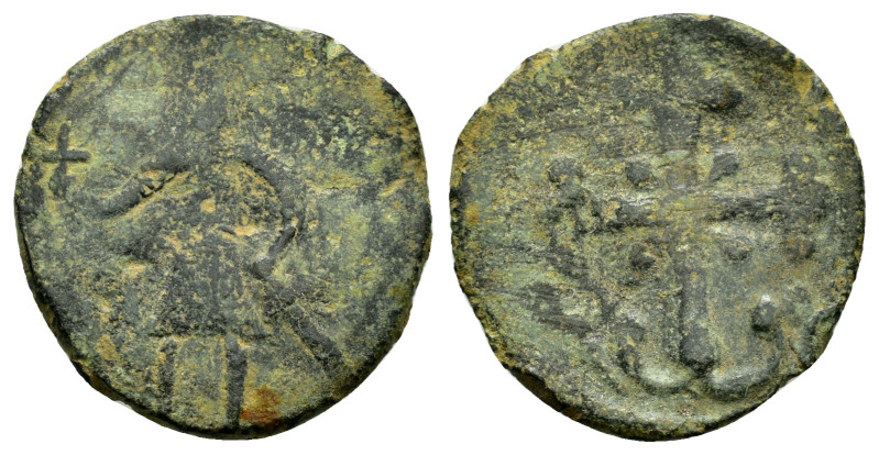 CRUSADERS. Edessa. Baldwin II.(Second reign, 1108-1118). Follis.

Condition : Go...