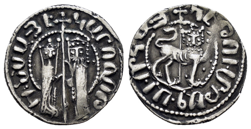 CILICIAN ARMENIA.Hetoum I with Zabel.(1226-1270).Sis.Tram.

Condition : Good ver...