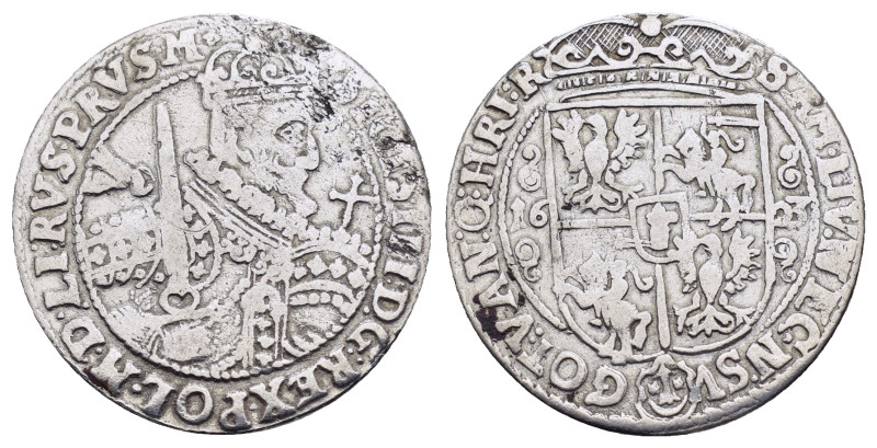 POLAND. Sigismund III Vasa (1587-1632). Ort (1623). Gdansk.Danzig.

Condition : ...