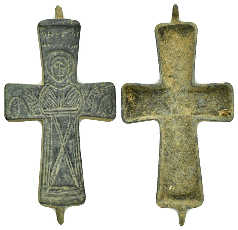 ANCIENT BYZANTINE EMPIRE.Bronze Cross.(8th-10th century).Ae.

Condition : Good v...