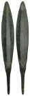 ANCIENT ROMAN BRONZE SPEAR HEAD.(Circa 2th Century).Ae.

Condition : Good very fine.

Weight : 13.55 gr
Diameter : 92 mm
