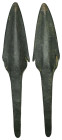 ANCIENT ROMAN BRONZE SPEAR HEAD.(Circa 2th Century).Ae.

Condition : Good very fine.

Weight : 15.86 gr
Diameter : 81 mm