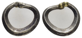 ANCIENT ROMAN SILVER-GOLDED JEWELRY.(1st- 3rd).Ae.

Condition : Good very fine.

Weight : 1.12 gr
Diameter : 14 mm