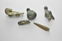 ANCIENT BRONZE COINS.SOLD AS SEEN.NO RETURN.
