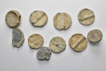 ANCIENT BRONZE COINS.SOLD AS SEEN.NO RETURN.