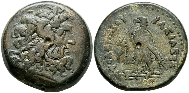 REINO PTOLEMAICO. Ptolomeo IV Philopator. Ae40. (Ae. 68,79g/40mm). 221-204 a.C. ...