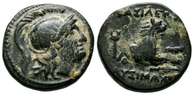 TRACIA, Lysimacos. Ae14. (Ae. 2,38g/14mm). 306-281 a.C. (SNG Copenhagen 1159). A...