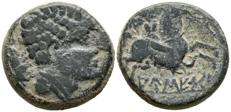 EUSTIBAICULA (Comarca de Vic). As. (Ae. 13,15g/24mm). 120-20 a.C. (FAB-1297). An...