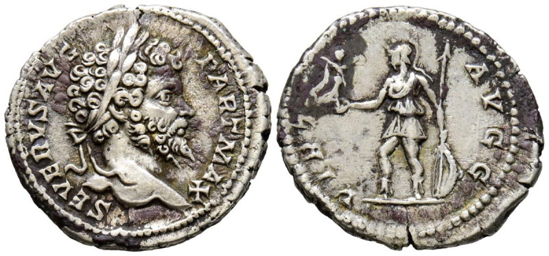 SEPTIMIO SEVERO. Denario. (Ar. 3,29g/20mm). 200-201 d.C. Roma. (RIC 171a). Anv: ...