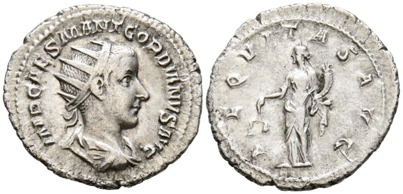 GORDIANO III. Antoniniano. (Ar. 3,32g/23mm). 240 d.C. Roma. (RIC 34). Anv: Busto...