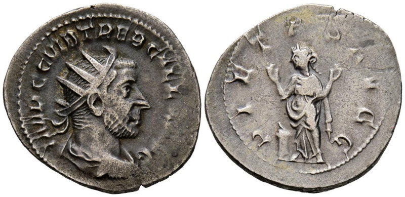 TREBONIANO GALO. Antoniniano. (Ar. 3,15g/24mm). 251-253 d.C. Mediolanum. (RIC 72...