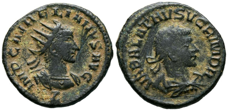 AURELIANO y VABALATO. Antoniniano. (Ae. 3,41g/19mm). 270-272 d.C. Antioquía. (RI...