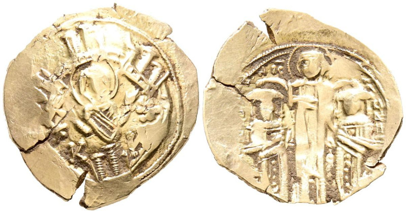 ANDRONICO II y MIGUEL IX. Histamenon. (Au. 3,93g/26mm). 1295-1320 d.C. Constanti...