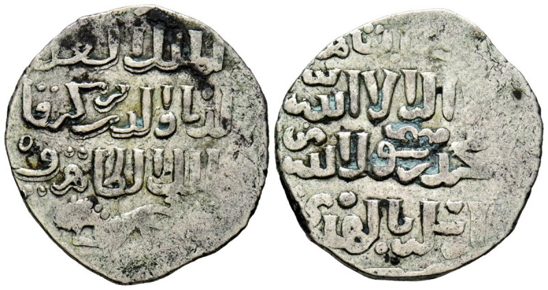 MAMELUCOS. BARAKA QAN AL-SA`ID NASIR AL-DIN. Dirham. (Ar. 2,37g/20mm). Sin fecha...