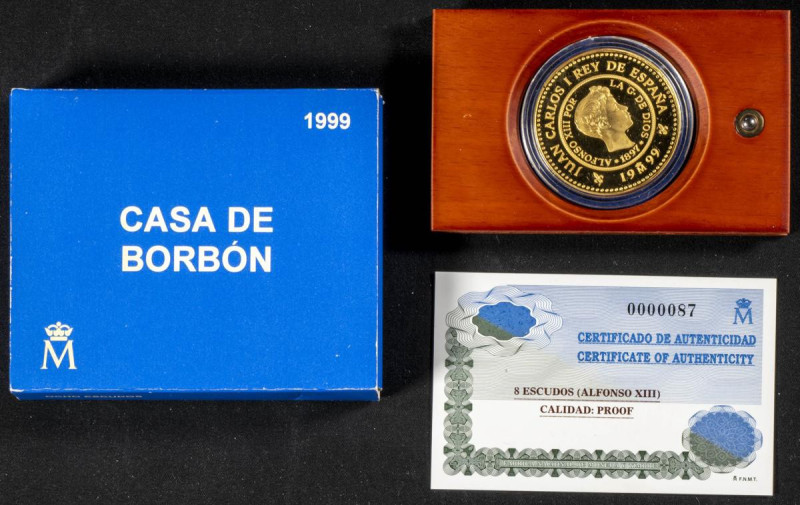 JUAN CARLOS I (1975-2014). 80.000 Pesetas. (Ar. 27,00g/38mm). Casa de Borbón. 19...